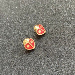 Kate Spade Cute Little Ladybug Earrings